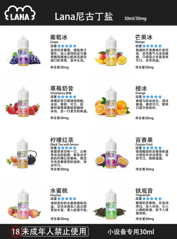 LANA-電子煙油-買10送3優惠-台灣現貨-當天速發💖